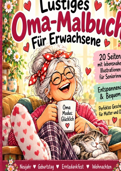 'Cover von Lustiges Oma-Malbuch'-Cover