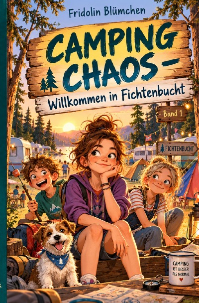 'Cover von CAMPING CHAOS – Willkommen in Fichtenbucht'-Cover