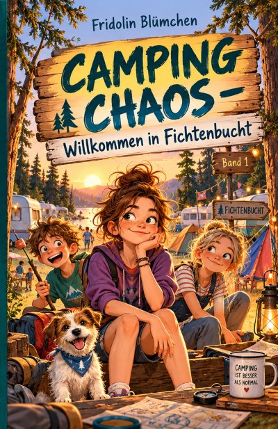 'Cover von CAMPING CHAOS – Willkommen in Fichtenbucht'-Cover