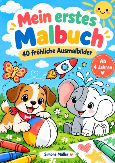 'Cover von Mein erstes Malbuch'-Cover