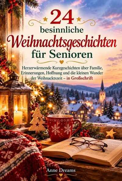 'Cover von 24 besinnliche Weihnachtsgeschichten für Senioren'-Cover