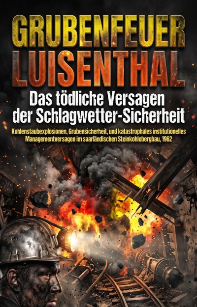 'Cover von Grubenfeuer Luisenthal: Das tödliche Versagen der Schlagwetter-Sicherheit'-Cover