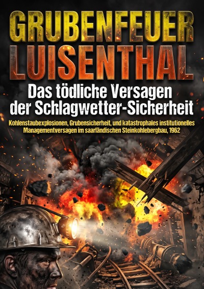 'Cover von Grubenfeuer Luisenthal: Das tödliche Versagen der Schlagwetter-Sicherheit'-Cover