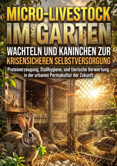 'Cover von Micro-Livestock im Garten: Wachteln und Kaninchen zur krisensicheren Selbstversorgung'-Cover