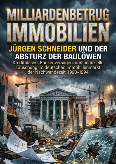 'Cover von Milliardenbetrug Immobilien: Jürgen Schneider und der Absturz der Baulöwen'-Cover
