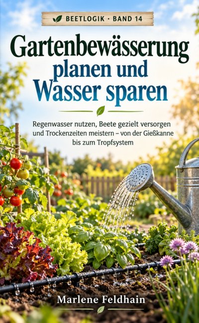 'Cover von Gartenbewässerung planen und Wasser sparen'-Cover