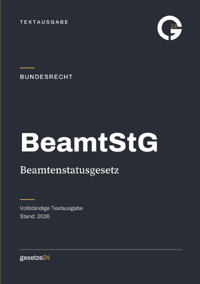 'Cover von BeamtStG – Beamtenstatusgesetz'-Cover