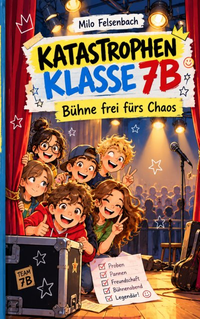 'Cover von KATASTROPHENKLASSE 7B – Bühne frei fürs Chaos'-Cover