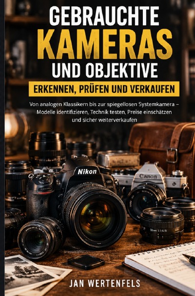 'Cover von Gebrauchte Kameras und Objektive erkennen, prüfen und verkaufen'-Cover
