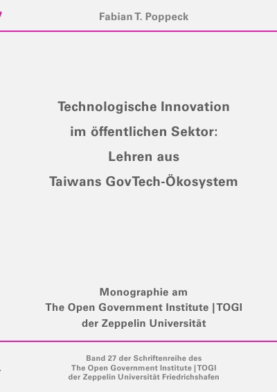 'Cover von Technologische Innovation im öffentlichen Sektor'-Cover