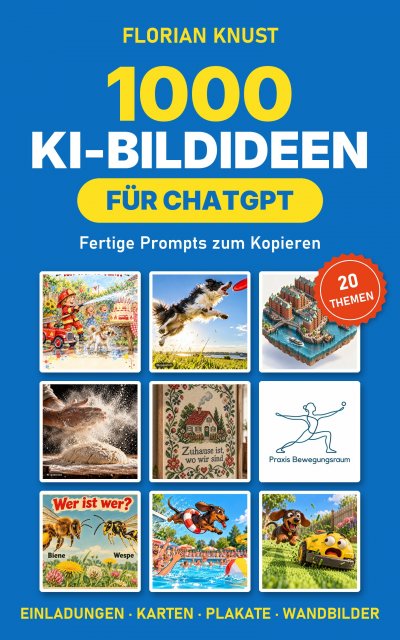 'Cover von 1000 KI Bildideen für ChatGPT'-Cover