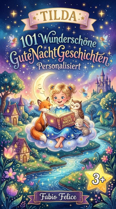 'Cover von Tilda. 101 Wunderschöne Gute Nacht Geschichten. Personalisiert'-Cover