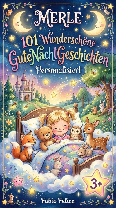 'Cover von Merle. 101 Wunderschöne Gute Nacht Geschichten. Personalisiert'-Cover