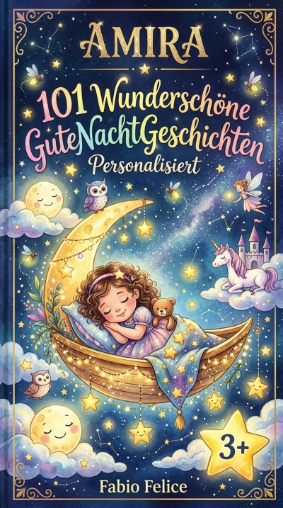 'Cover von Amira. 101 Wunderschöne Gute Nacht Geschichten. Personalisiert'-Cover