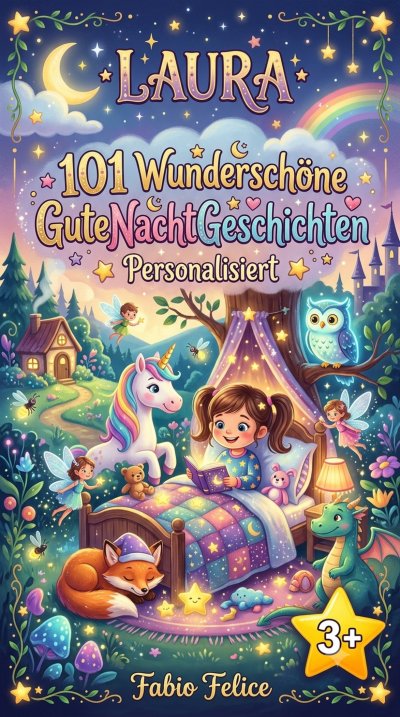 'Cover von Laura. 101 Wunderschöne Gute Nacht Geschichten. Personalisiert'-Cover