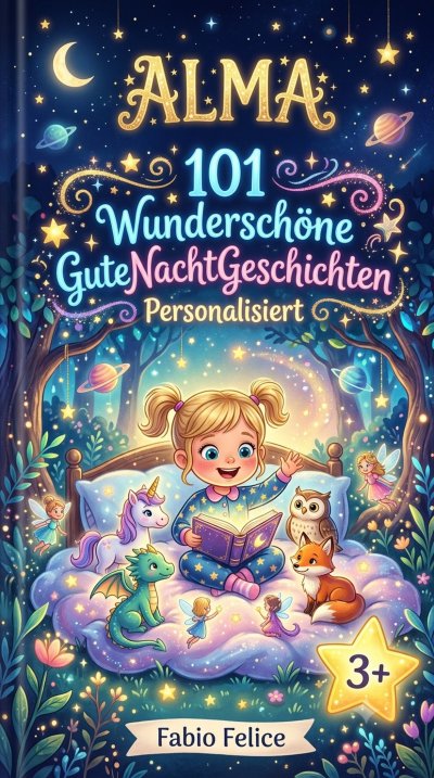 'Cover von Alma. 101 Wunderschöne Gute Nacht Geschichten. Personalisiert'-Cover