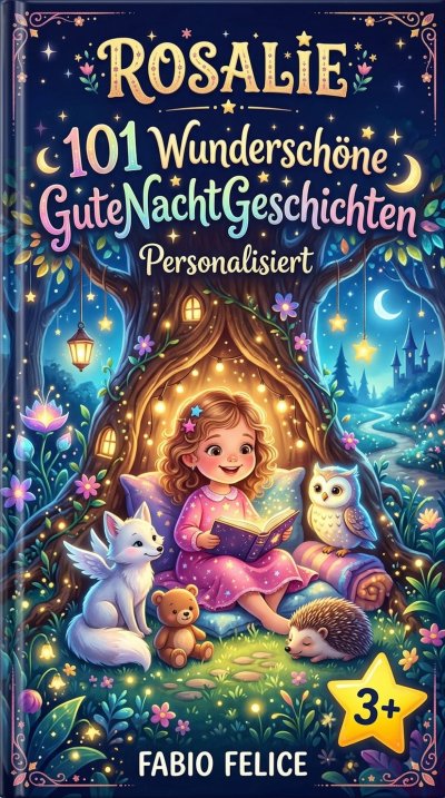 'Cover von Rosalie. 101 Wunderschöne Gute Nacht Geschichten. Personalisiert'-Cover