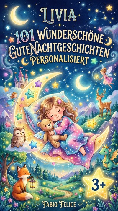 'Cover von Livia. 101 Wunderschöne Gute Nacht Geschichten. Personalisiert'-Cover