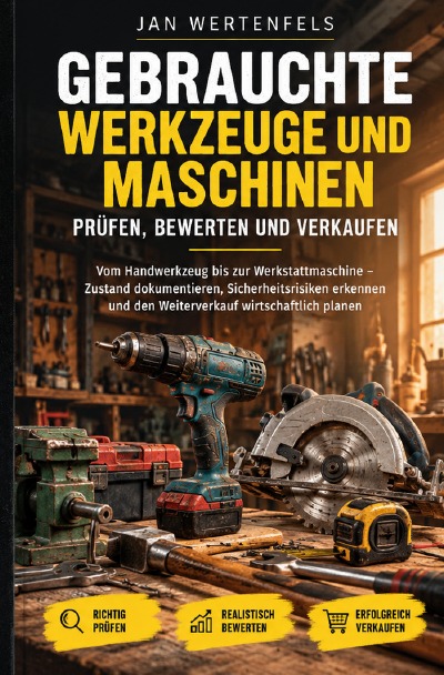 'Cover von Gebrauchte Werkzeuge und Maschinen prüfen, bewerten und verkaufen'-Cover