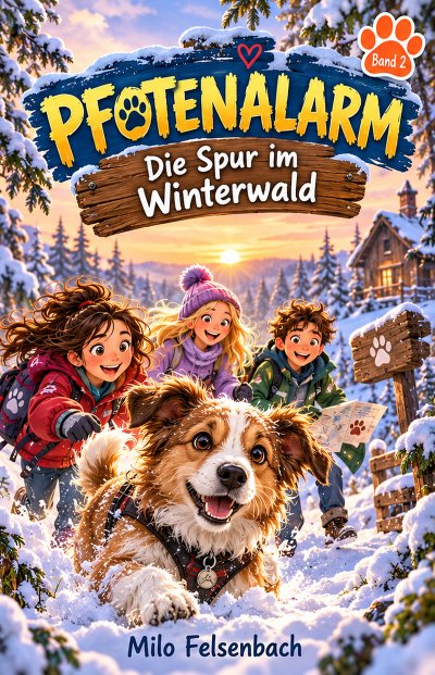 'Cover von PFOTENALARM – Die Spur im Winterwald'-Cover