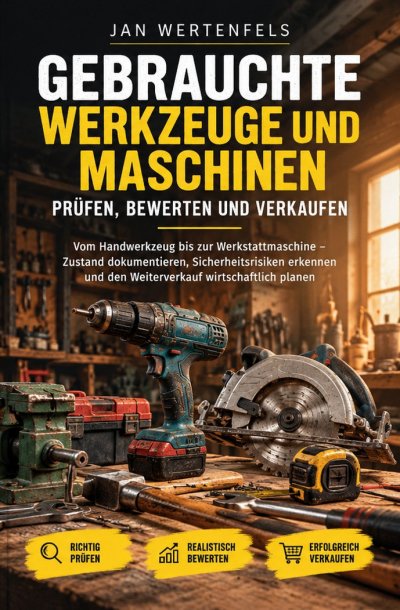 'Cover von Gebrauchte Werkzeuge und Maschinen prüfen, bewerten und verkaufen'-Cover