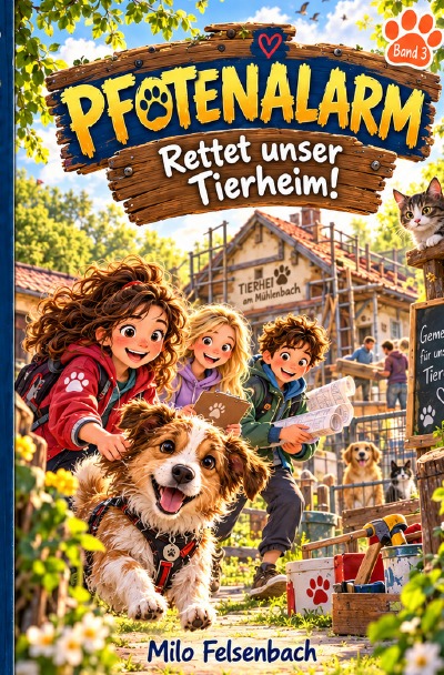 'Cover von PFOTENALARM – Rettet unser Tierheim!'-Cover