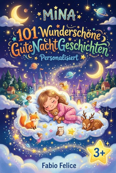 'Cover von Mina. 101 Wunderschöne Gute Nacht Geschichten. Personalisiert'-Cover