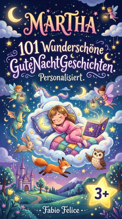 'Cover von Martha. 101 Wunderschöne Gute Nacht Geschichten. Personalisiert'-Cover