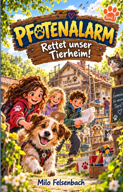 'Cover von PFOTENALARM – Rettet unser Tierheim!'-Cover