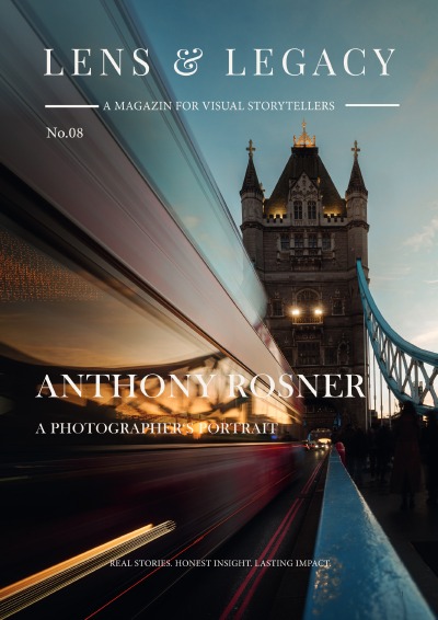 'Cover von Lens & Legacy No.08 – Anthony Rosner'-Cover