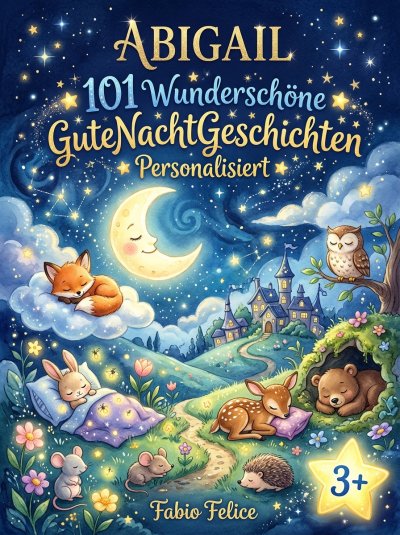 'Cover von Abigail. 101 Wunderschöne Gute Nacht Geschichten. Personalisiert'-Cover