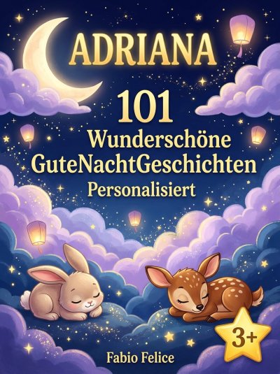 'Cover von Adriana. 101 Wunderschöne Gute Nacht Geschichten. Personalisiert'-Cover