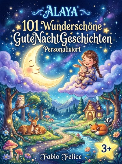 'Cover von Alaya. 101 Wunderschöne Gute Nacht Geschichten. Personalisiert'-Cover