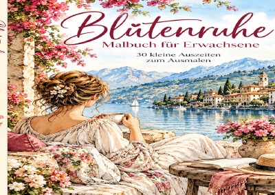'Cover von Blütenruhe – Malbuch für Erwachsene'-Cover