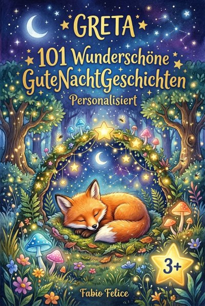 'Cover von Greta. 101 Wunderschöne Gute Nacht Geschichten. Personalisiert'-Cover