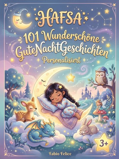 'Cover von Hafsa. 101 Wunderschöne Gute Nacht Geschichten. Personalisiert'-Cover