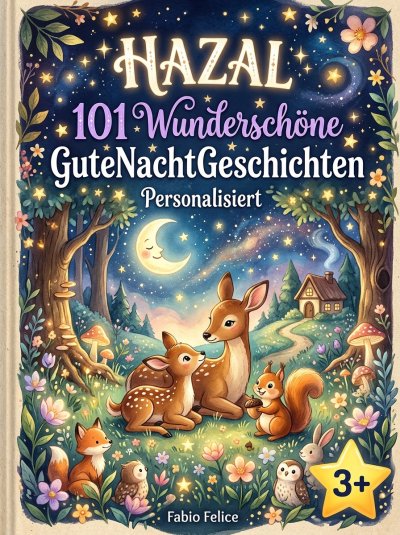 'Cover von Hazal. 101 Wunderschöne Gute Nacht Geschichten. Personalisiert'-Cover