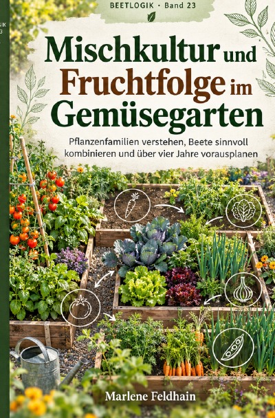 'Cover von Mischkultur und Fruchtfolge im Gemüsegarten'-Cover