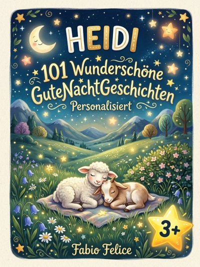 'Cover von Heidi. 101 Wunderschöne Gute Nacht Geschichten. Personalisiert'-Cover