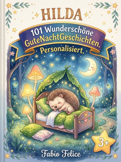'Cover von Hilda. 101 Wunderschöne Gute Nacht Geschichten. Personalisiert'-Cover