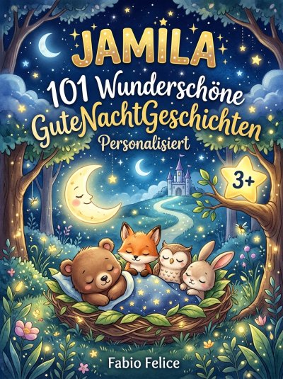 'Cover von Jamila. 101 Wunderschöne Gute Nacht Geschichten. Personalisiert'-Cover