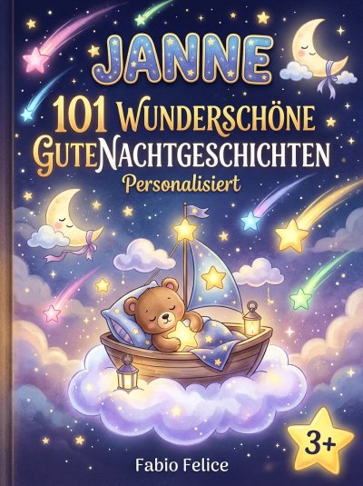'Cover von Janne. 101 Wunderschöne Gute Nacht Geschichten. Personalisiert'-Cover