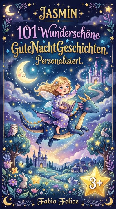 'Cover von Jasmin. 101 Wunderschöne Gute Nacht Geschichten. Personalisiert'-Cover