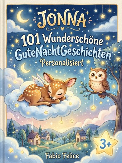 'Cover von Jonna. 101 Wunderschöne Gute Nacht Geschichten. Personalisiert'-Cover