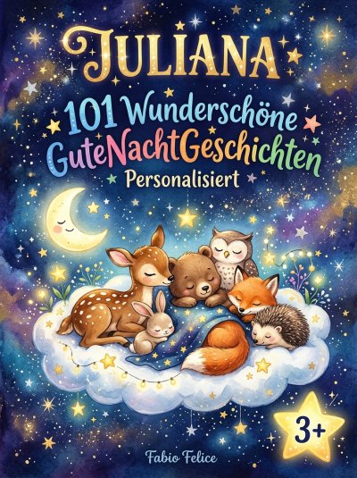 'Cover von Juliana. 101 Wunderschöne Gute Nacht Geschichten. Personalisiert'-Cover