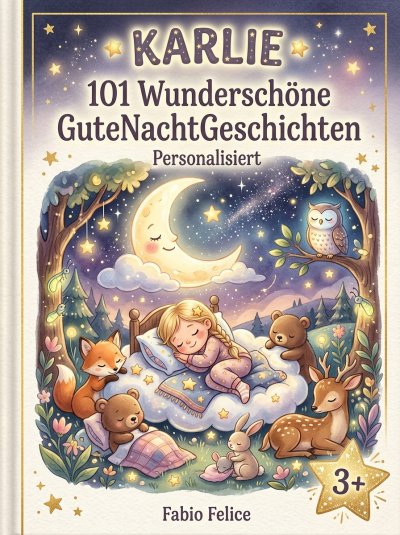 'Cover von Karlie. 101 Wunderschöne Gute Nacht Geschichten. Personalisiert'-Cover
