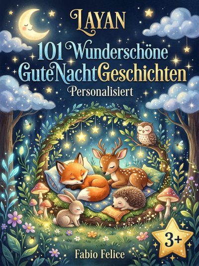 'Cover von Layan. 101 Wunderschöne Gute Nacht Geschichten. Personalisiert'-Cover