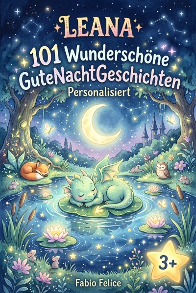 'Cover von Leana. 101 Wunderschöne Gute Nacht Geschichten. Personalisiert'-Cover