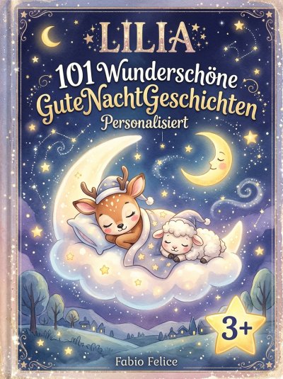 'Cover von Lilia. 101 Wunderschöne Gute Nacht Geschichten. Personalisiert'-Cover