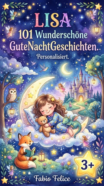 'Cover von Lisa. 101 Wunderschöne Gute Nacht Geschichten. Personalisiert'-Cover